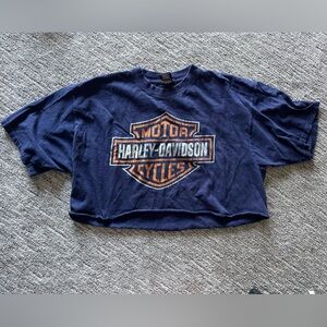 Cropped Harley Davison T-Shirt